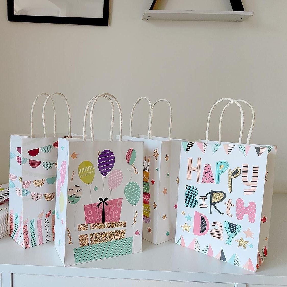30X Premium Kraft Paper Tote Bag Durable Stylish High Capacity Birthday Gift Handbag - Candle-30pcs โ image 6