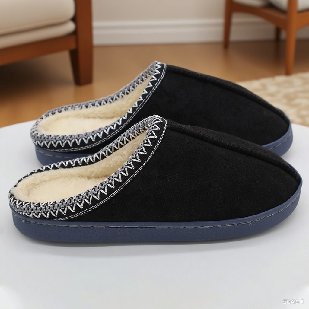 Wearable Electric Heated Blanket with Foot Pocket 127x177cm and Suede Fleece Slippers Set AU 9-10, Winter Warm Home Comfort Bundle — image 3