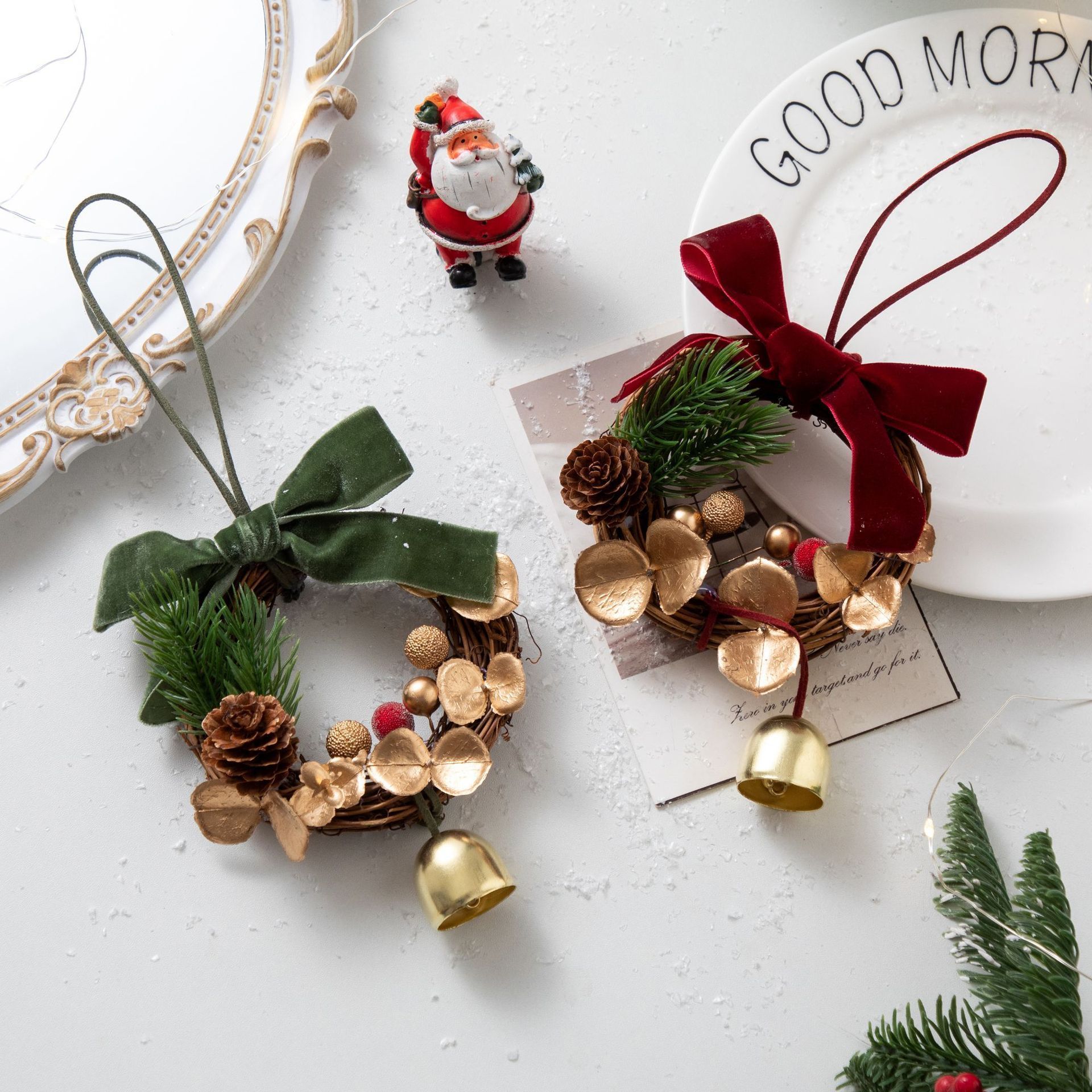 D5 Pinecone Triple Bells Red 2 Pack — image 2