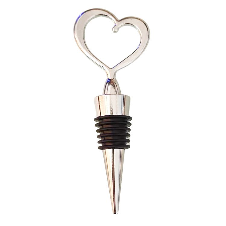 Plastic Electroplated Red Wine Heart Shape Wine Stopper Creative Wine Stopper, Red Wine Stopper, Bottle Stoppe