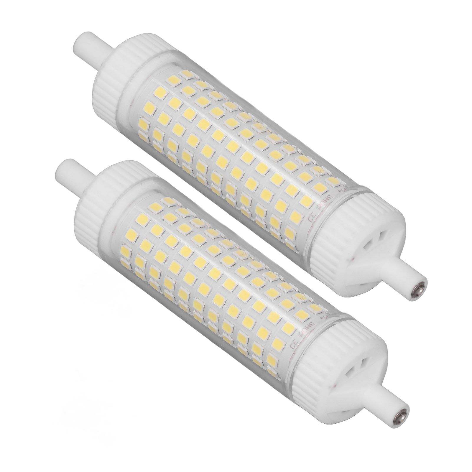 2Pcs R7S LED Light Bulb 118mm Dimmable 15W 154 LEDs Double Ended Floodlight for Home Night Advertising Lighting 220V White Light — image 6