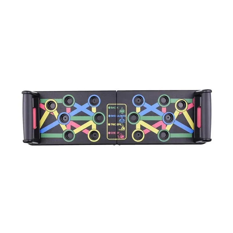 14 in1 Push Up Board Rack Bar Grip Handle Muscle Train Gym Workout Fitness Stand — image 2