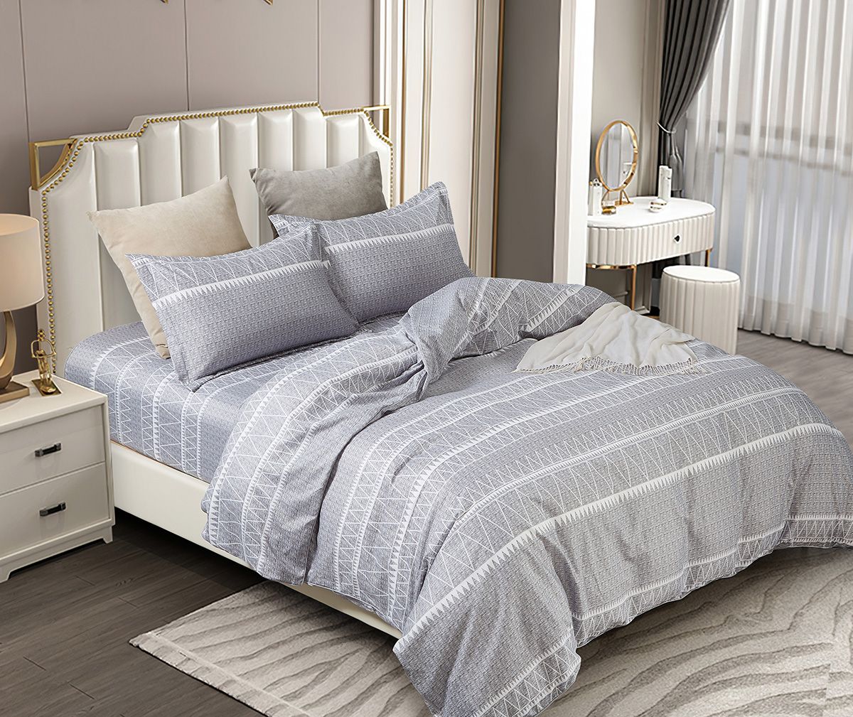 Winslow King Size Duvet Quilt Cover Set — image 2