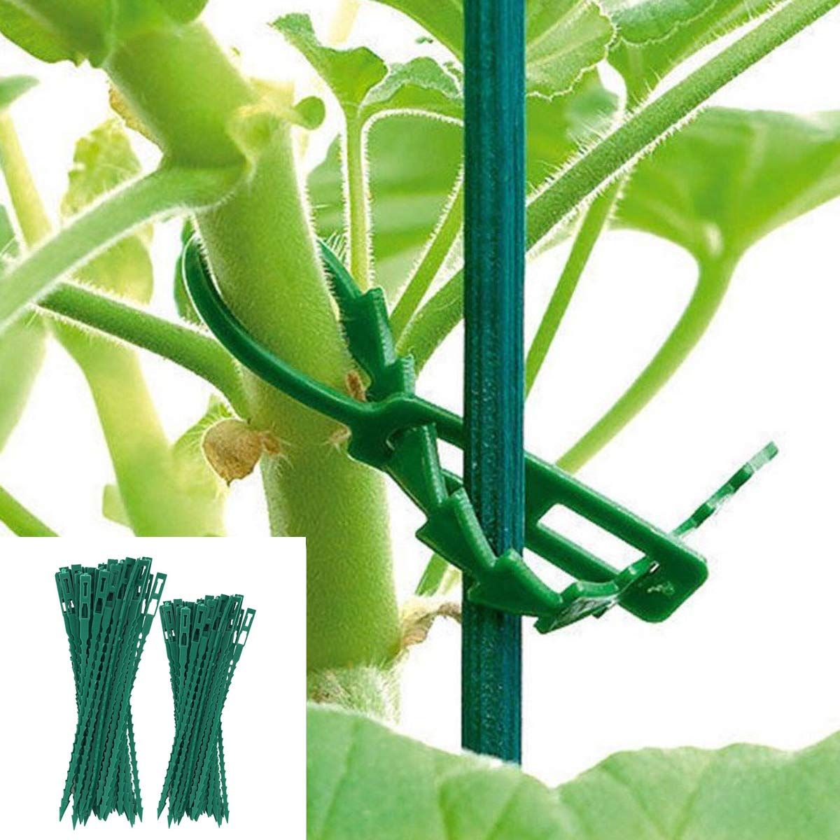 green multifunctional sturdy garden plant ties — image 5