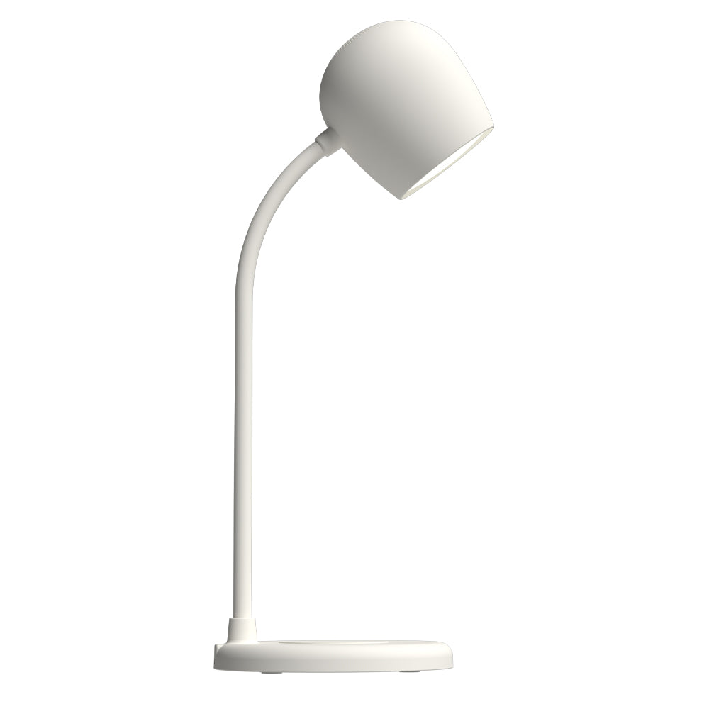 Kreafunk Ellie Lamp W/ Qi Charger And Bluetooth Speaker - White โ image 4