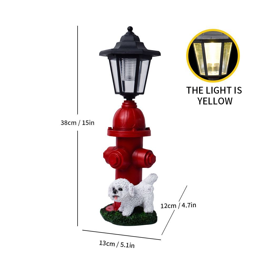 Resin Hummingbird Solar Lamp Outdoor Garden Sculpture Couple Hummingbird - Multi-color - Size 20 — image 3