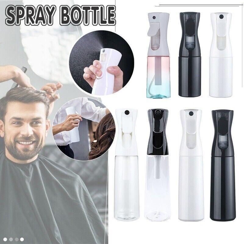 500ML Continuous Spray Bottle Ultra Fine Mist Dispenser Sanitizer Salon - Black — image 2