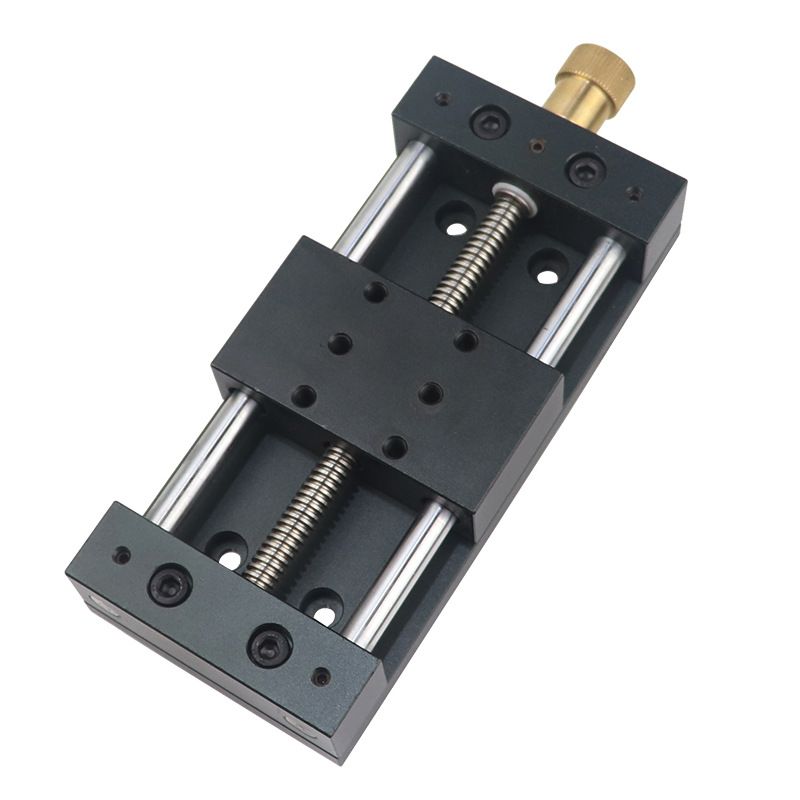 Linear Stage Actuator Aluminium Alloy Sliding Table Linear Actuator with Base Manual Linear Rail Guide for Mechanical Engineering