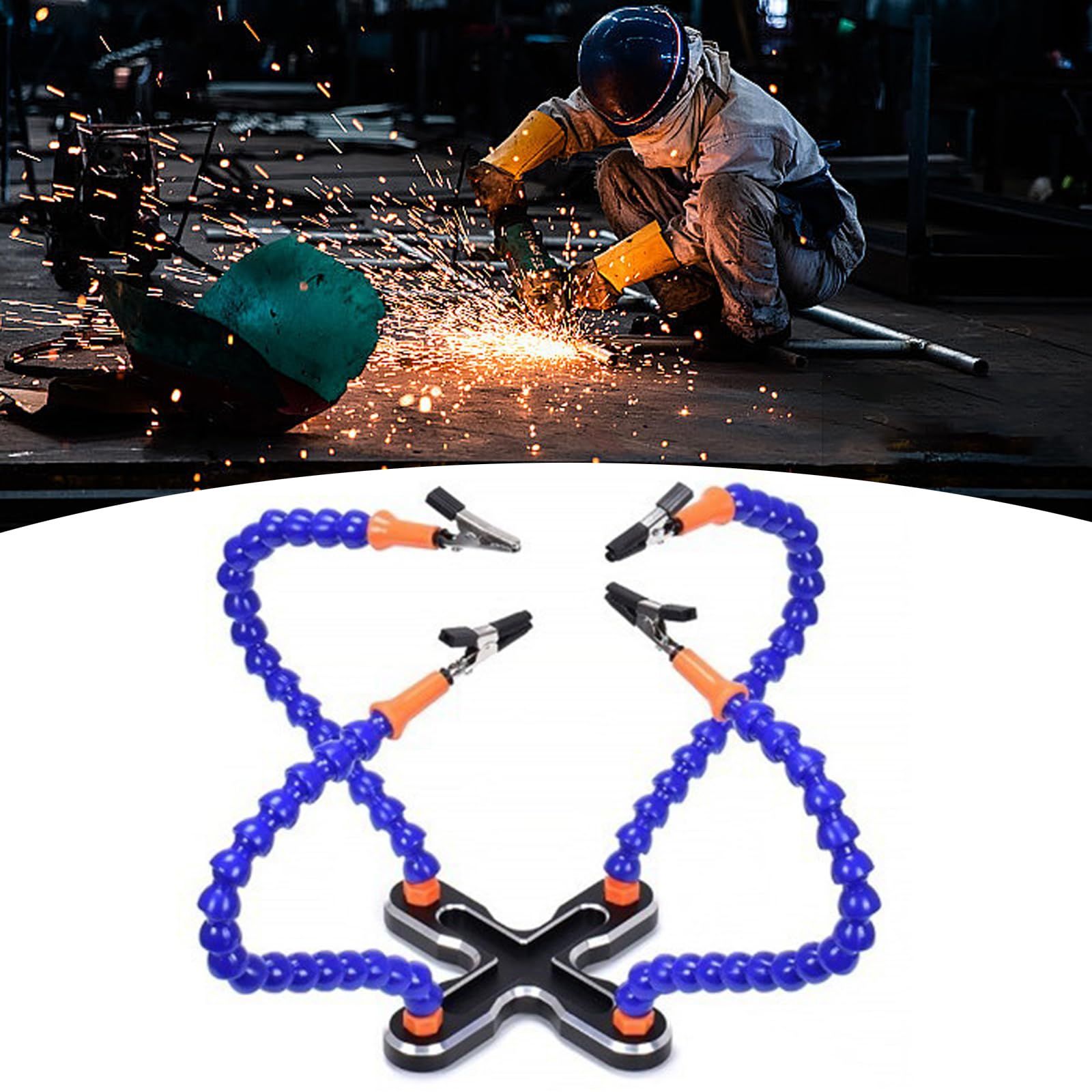 Professional Soldering Aid Helping Hand With Four Flexible Arms And Rotatable Alligators Clips For Craftsmanships โ image 3