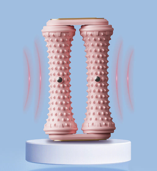 Grey Ergonomic Dual Foot Massage Roller - Deep Tissue Relief for Plantar Fasciitis, Arch Pain & Tired Feet โ image 3