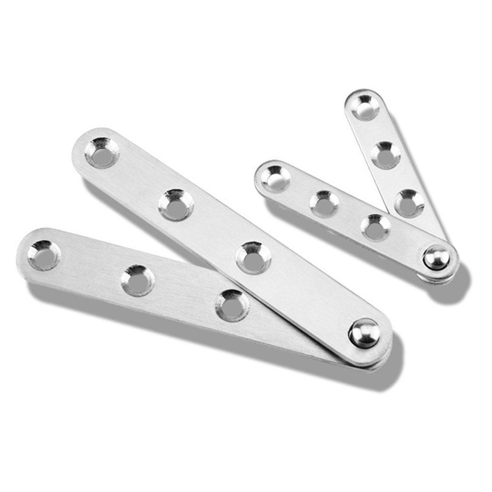 4 Piece Stainless Steel 360 Degree Rotating Concealed Hinges, Door Pivot Hinges Stainless Steel Drawer Window Door Fittings (Small) โ image 4
