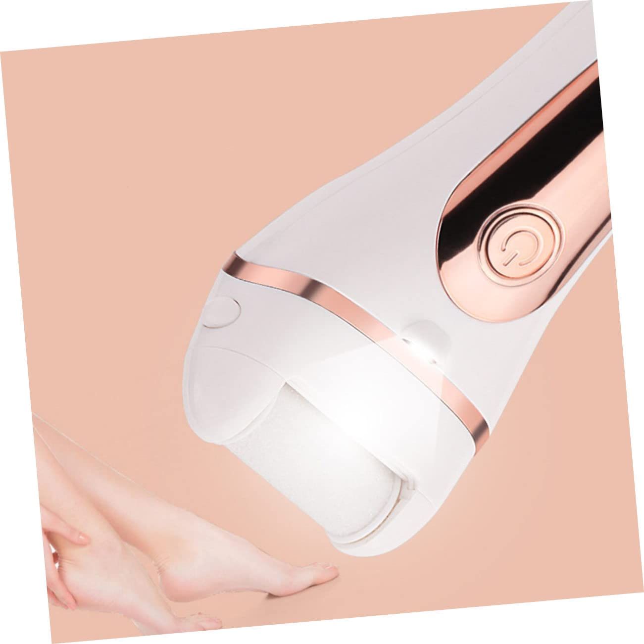 Dead Skin Foot Scraper Foot Skin Remover Electric Foot Scrubber Heel Filer for Dead Skin Electric Heel Scraper Abs — image 4