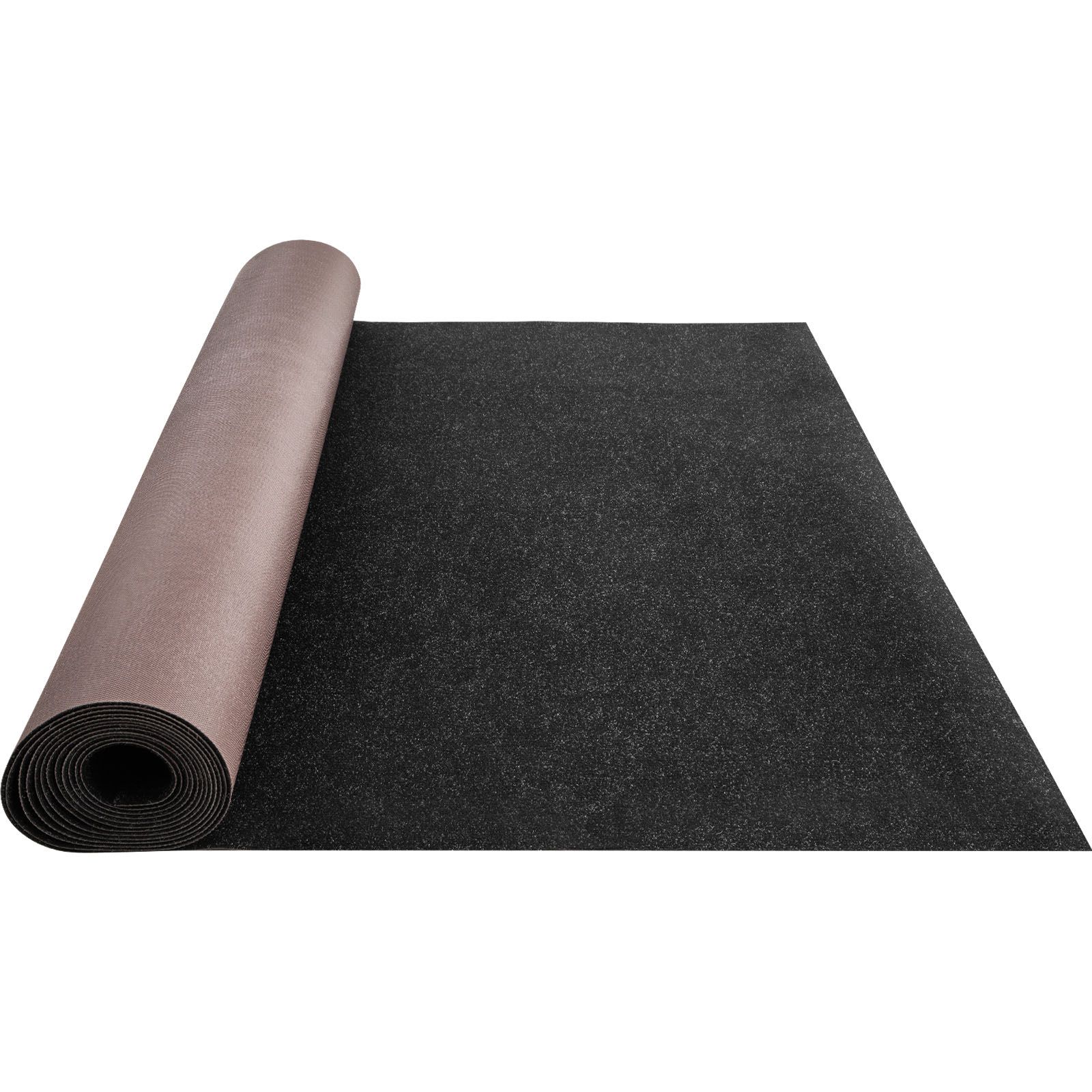 Bass Boat Carpet Cutpile Marine Carpet 6 × 13 ft Charcoal Black In/Outdoor