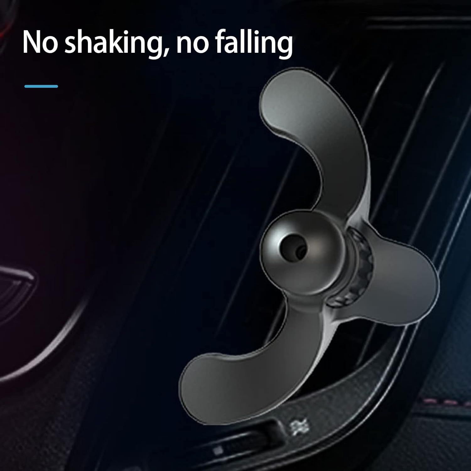 1Pc Black Car Vent Phone Mount, Round Air Outlet Phone Bracket Y-Shaped Mobile Holder Clip, Hands Free Cradle in Vehicle Car — image 4