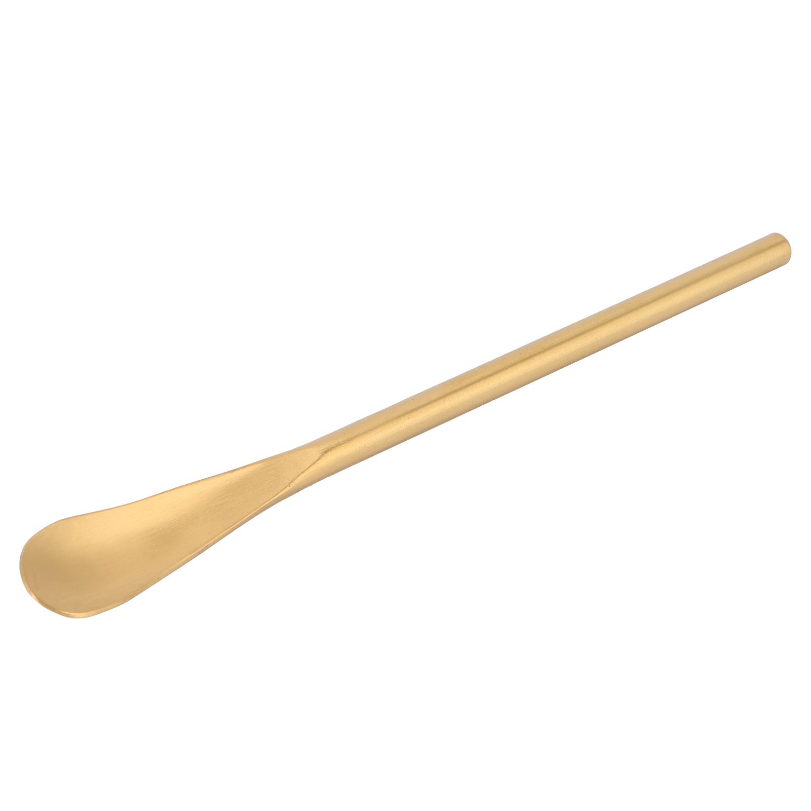 Stainless Steel Mixing Spoon Short Handle Dessert Coffee Spoon Mixing Stick for Kitchen HomeGolden — image 2