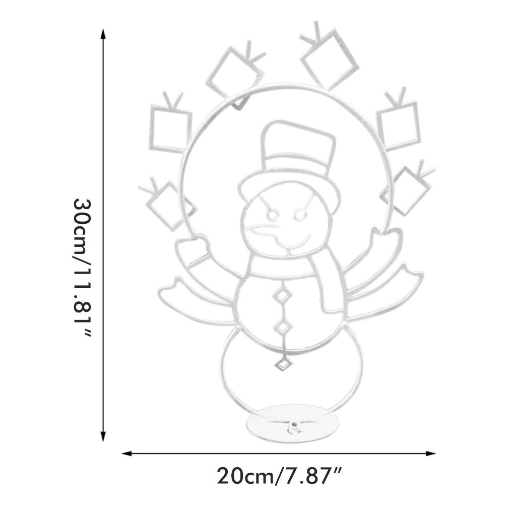 Christmas Fun Animated Ornaments Light String Garden Snow Glowing Decorative Frame Sign Indoor Outdoor Celebration Decor โ image 3