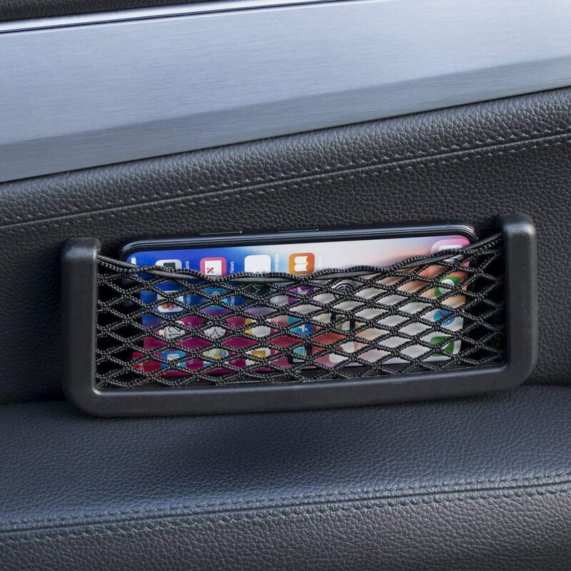 Universal Car Mesh Pocket Organizer for Phones and Glasses - Car Storage Net Compatible with All Cars — image 4