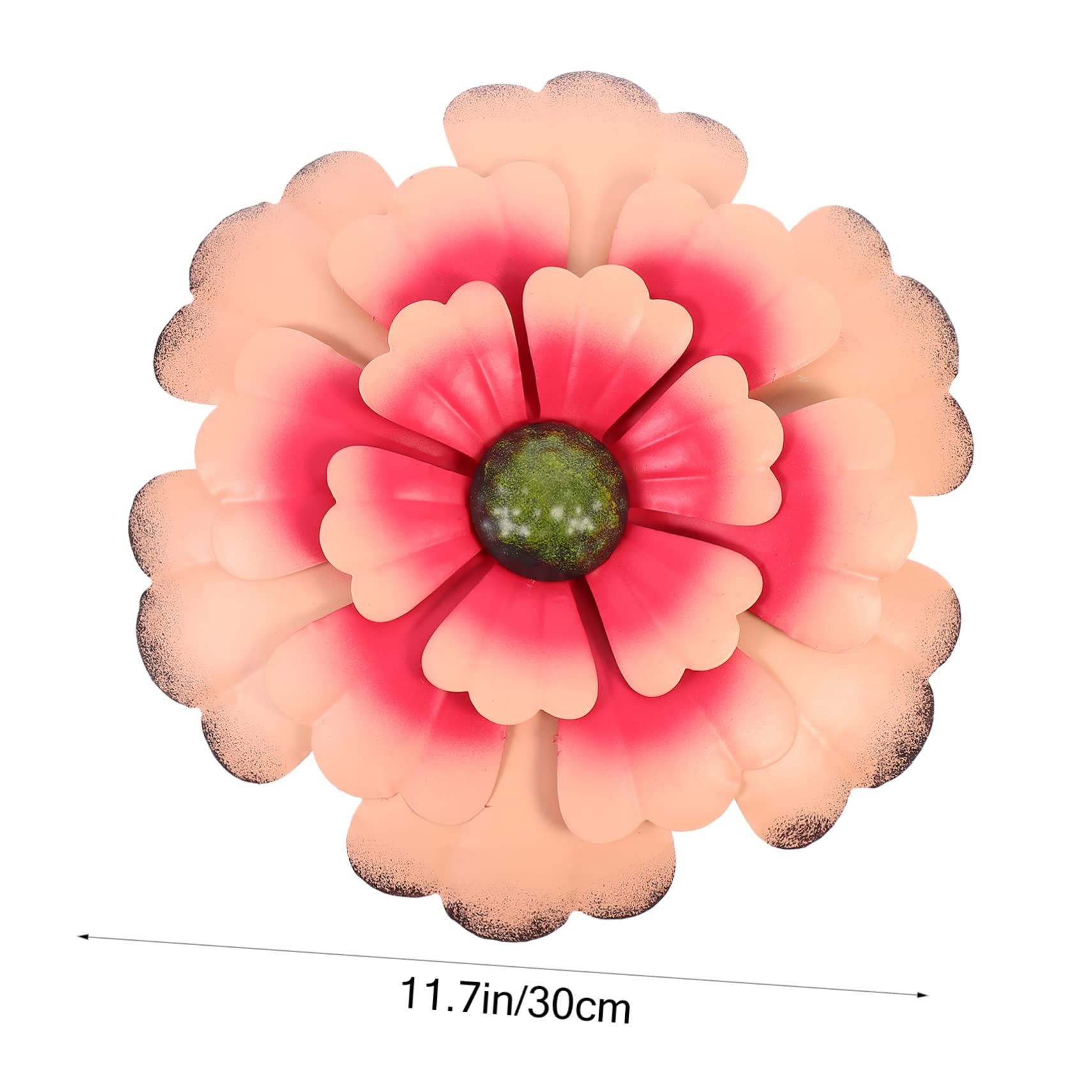 Sunflower Wall Hanging Iron Floral Wall Decor Metal Sunflower Wall Decor Metal Succulent Wall Decor Outdoor Metal Flowers Outdoor — image 2