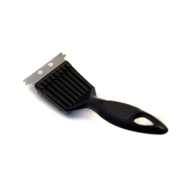 Stainless Steel Grill Brush With Scraper Cleaning Tool For Charcoal Grills Electric Grills And Smokers Black — image 2