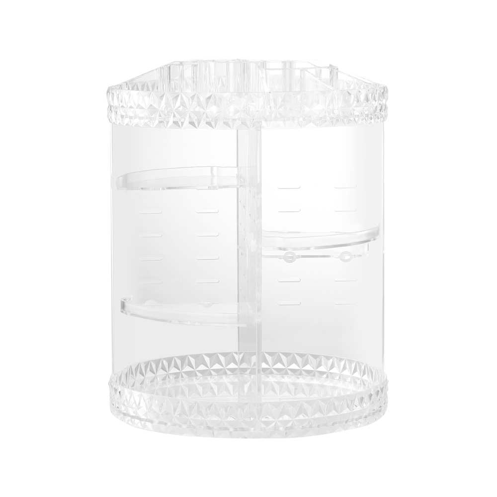 Embellir Makeup Organizer Acrylic Rotating Cosmetic Organizer Storage Display Holder — image 3