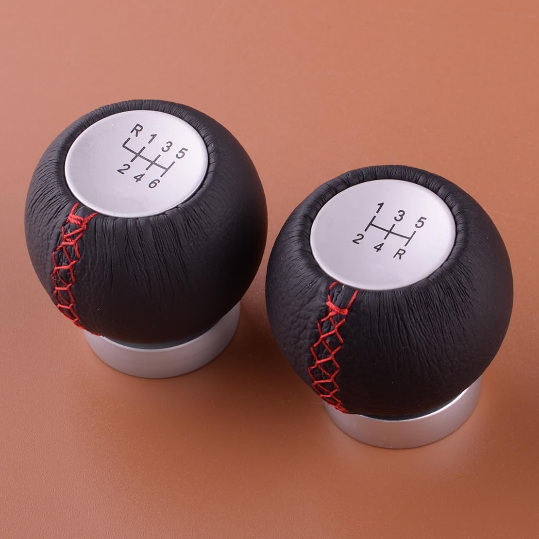 Speed Car Gear Shift Lever Stick Shifter Knob Head Compatible Manual Transmission Moving block head(2 PCS)