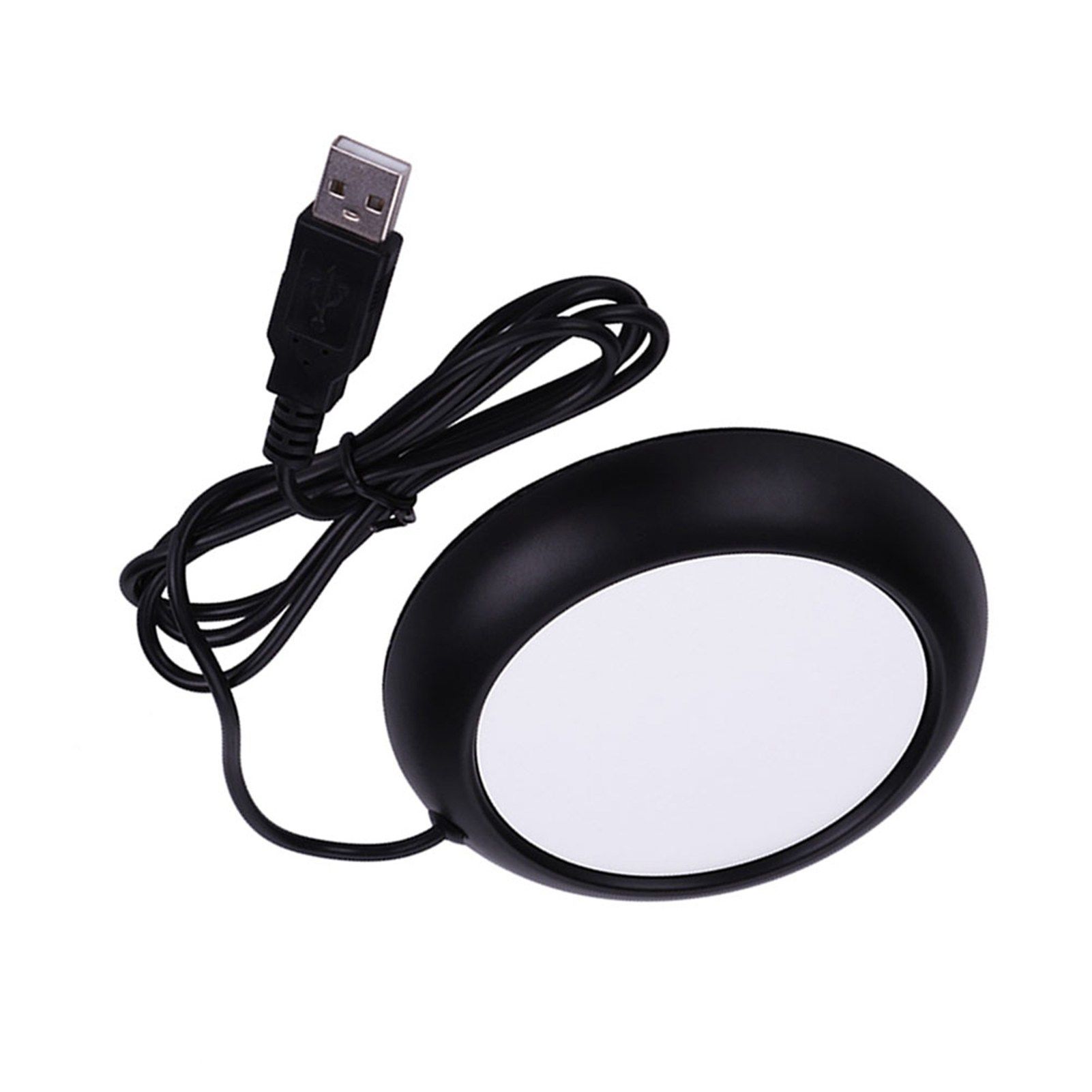 USB Wood Grain Cup Warmer Heat Beverage Mug Mat Office Tea Coffee Heater Pad Black โ image 2