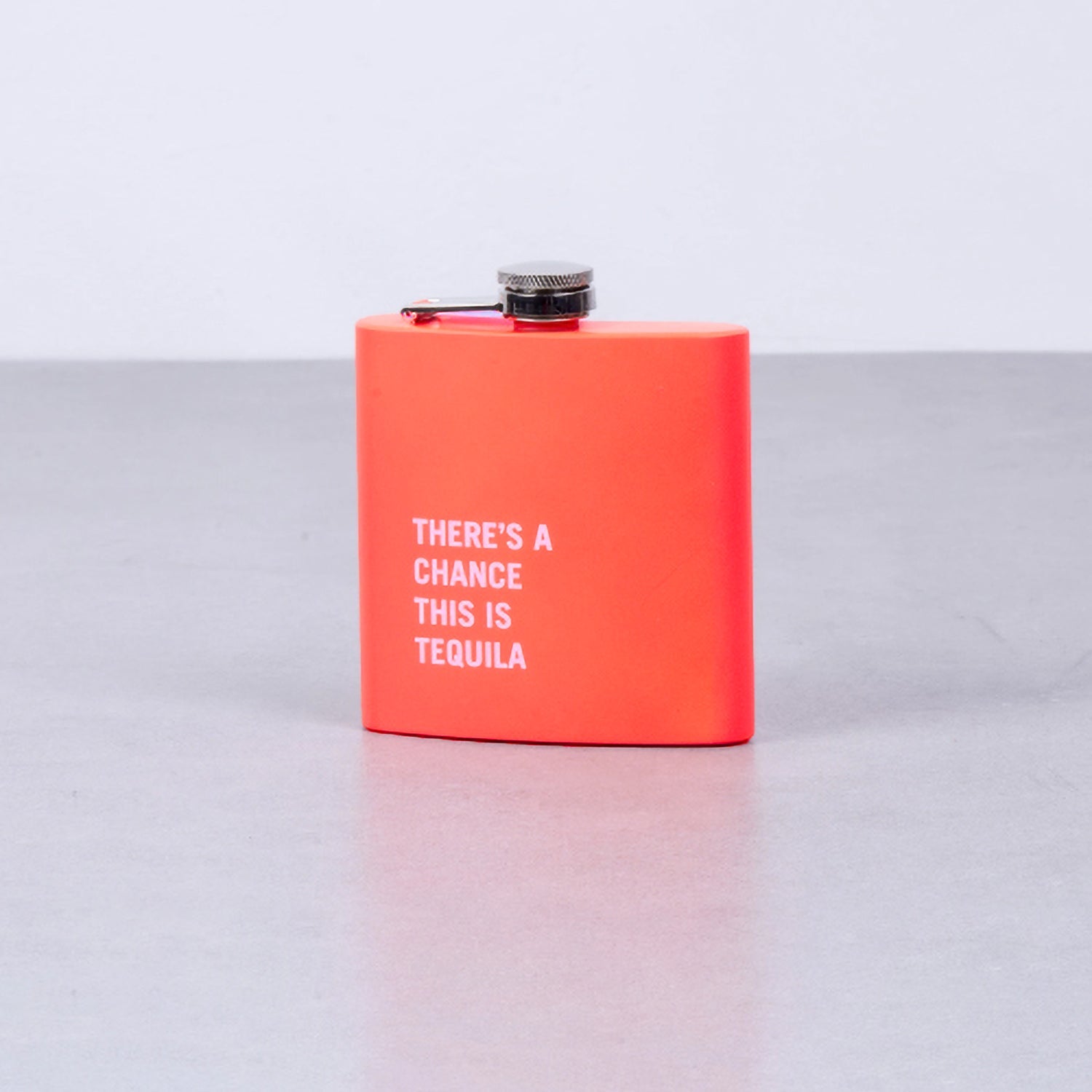 175ml Stainless Steel Hip Flask w Funny Quotes - Peach โ image 4