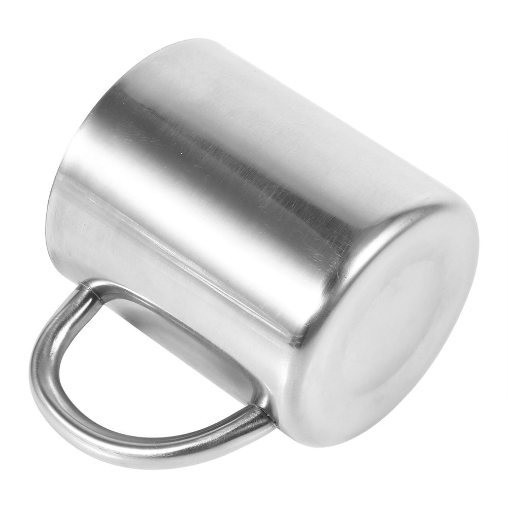 Portable Student Stainless Steel Double Wall Mug Travel Camping Coffee Tea Milk Cup Durable โ image 5