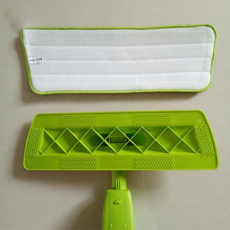 Replacement Microfiber Flat Mop Head Refill Floor Cleaning Pads Absorbent Cloths - Green — image 5