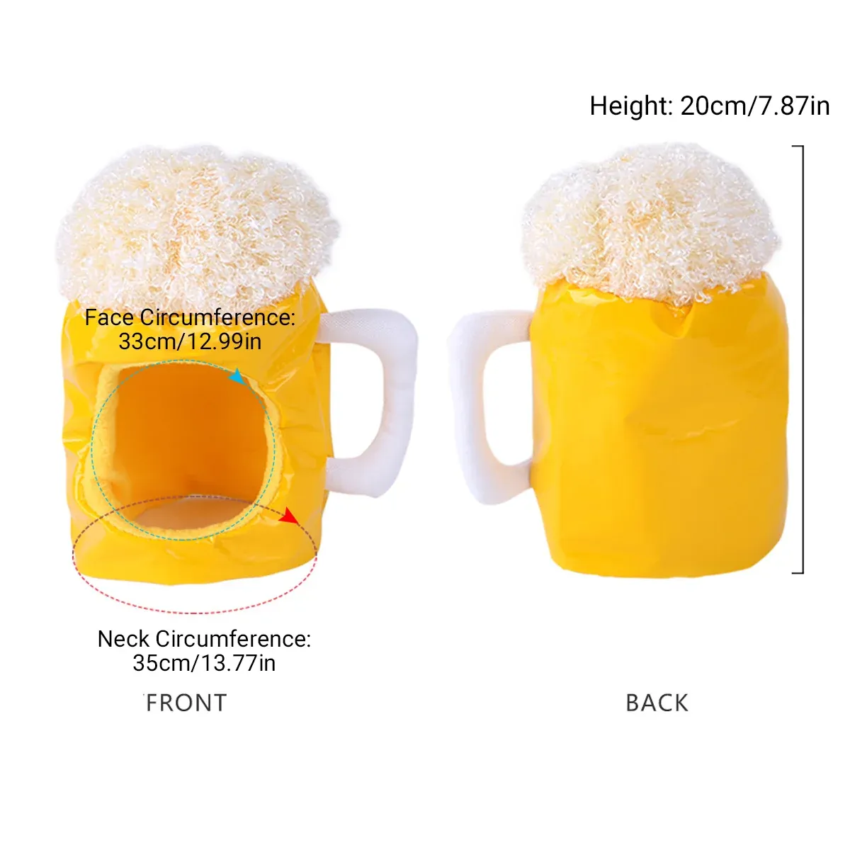 Pet Beer Style Hat Headpiece Pet Funny Feadgear Fun Pet Fecoration for Pet — image 3