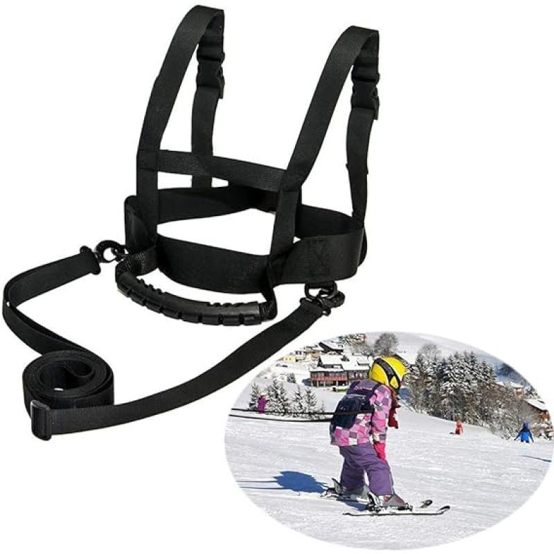 Toddler and Kids Ski Trainer Harness-Harness Heavy Duty Ski Shoulder Training Harness Leash for Skating, Skateboarding, Snowboard β image 3
