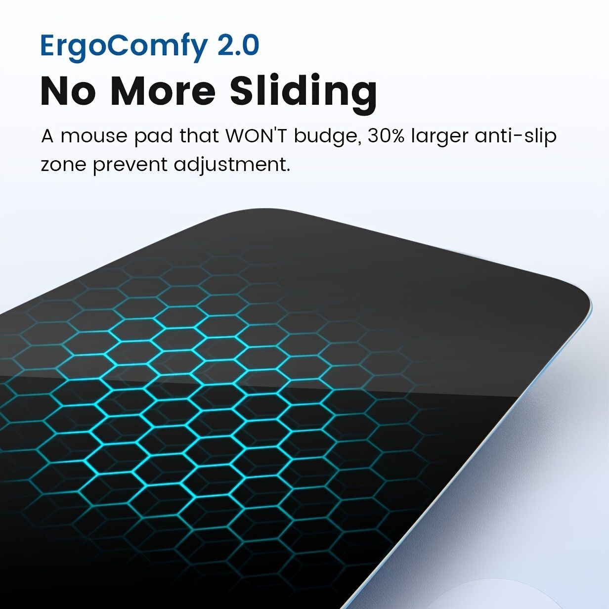 Gray Vaydeer Ergonomic Mouse Pad with Cushioned Wrist Rest and Smooth Tracking Surface โ image 4