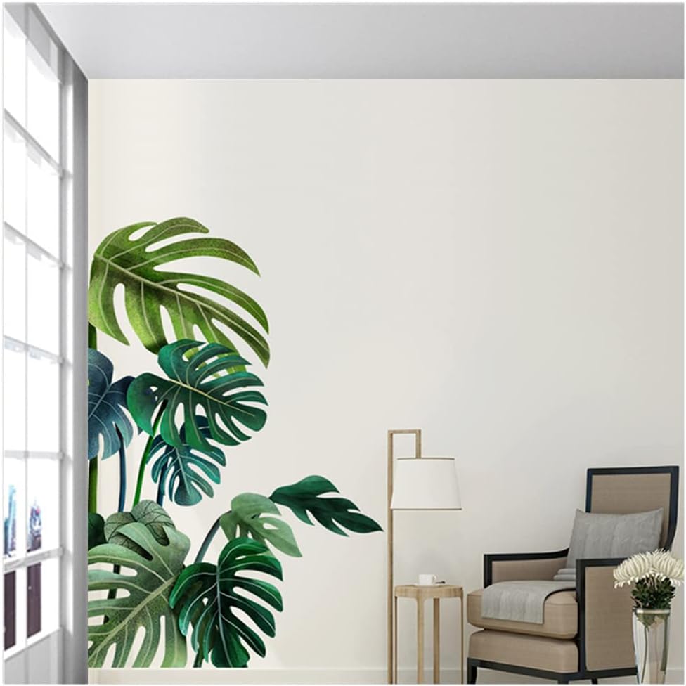 Green Plant Wall Sticker Tropical Wall Sticker, Plant Stickers, DIY — image 3