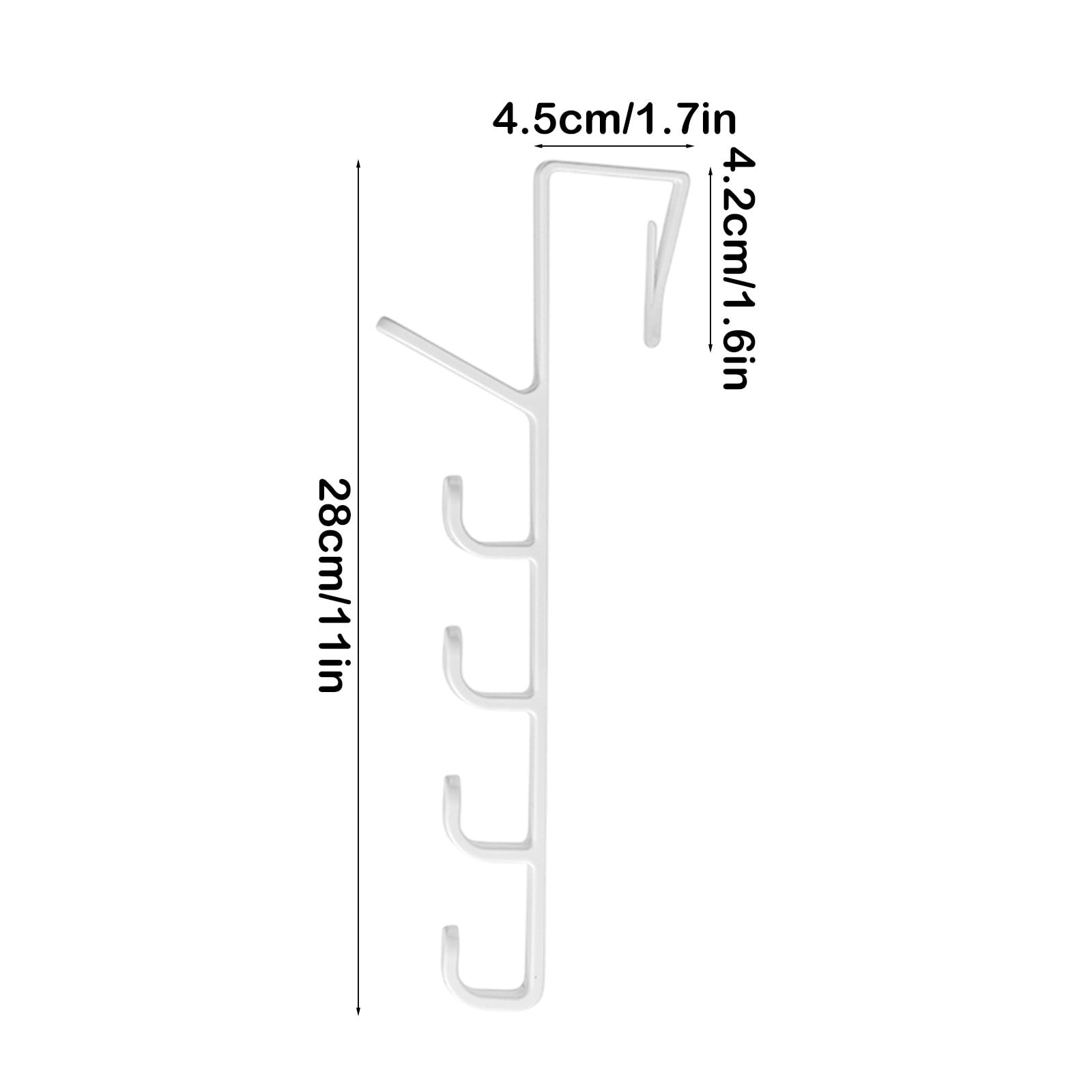 5 Layers Over the Door Hook, Hanging Clothes Rack, Organizer Rack, Hanger Backpack Handbag Door Hook, Hat Storage Rack, Strong Load-Bearing and Durable β image 3