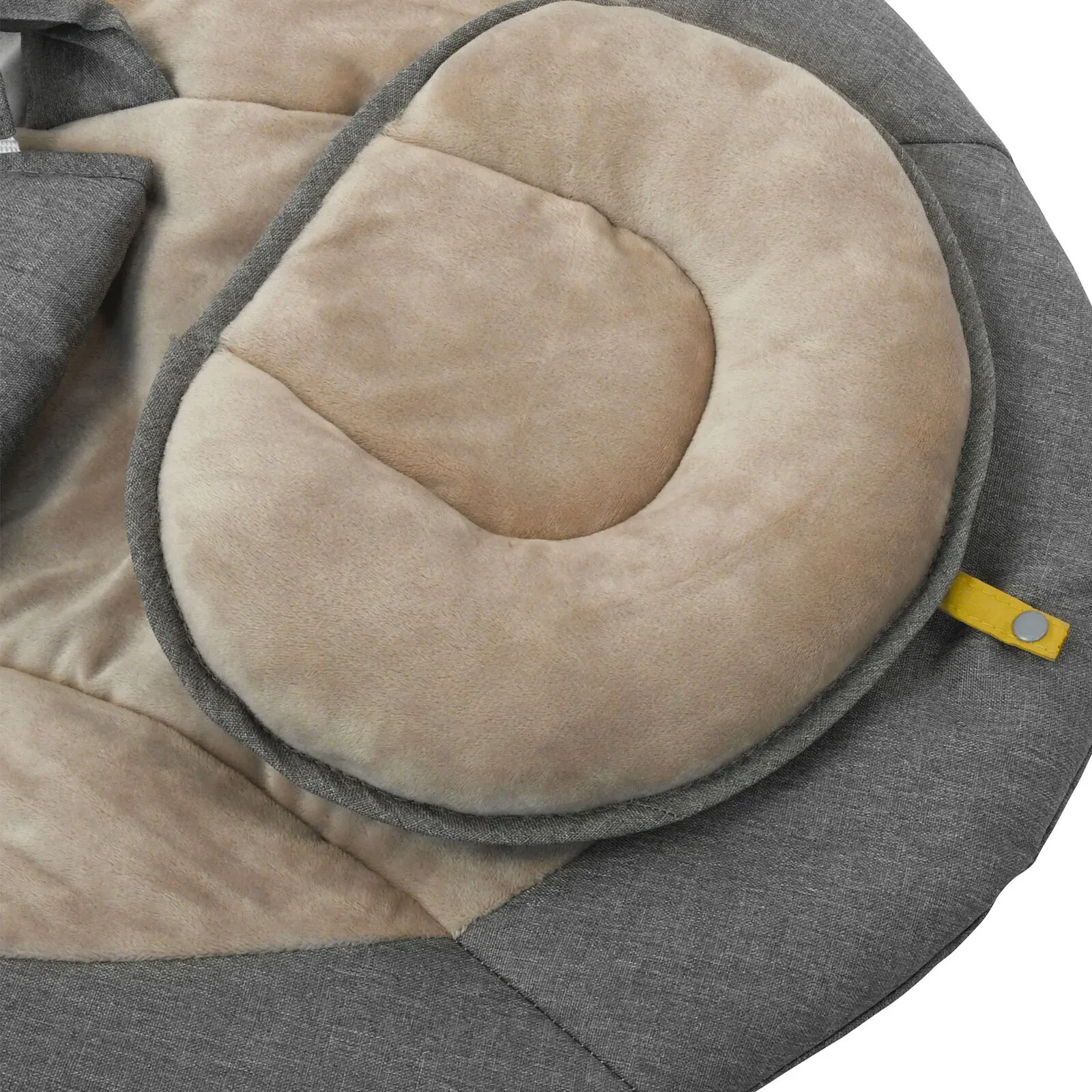 Electric Baby Bouncer Swing Chair Cradle Rocker Grey 65x70x53cm with Music Toys โ image 3