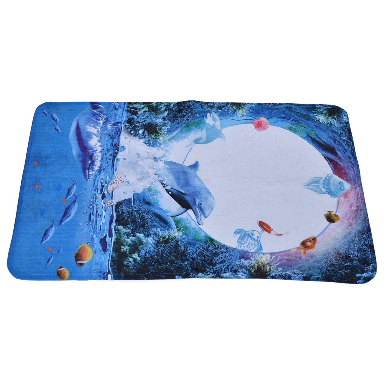 Home Floor Mat Flannel Corridor Carpet Anti Slip Mat Bathroom Kitchen Printed Carpet โ image 2