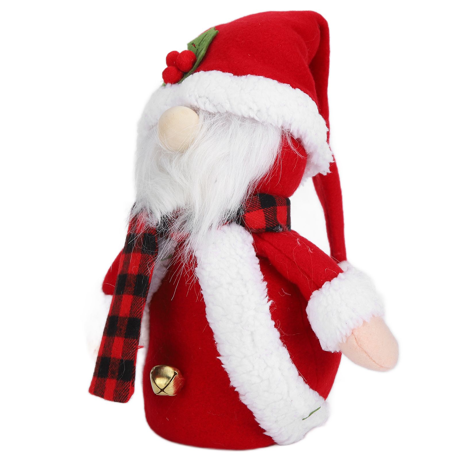Christmas Decoration Ornaments with Hood Innovative Doll Toy for Home Festival DecorSanta Claus — image 4