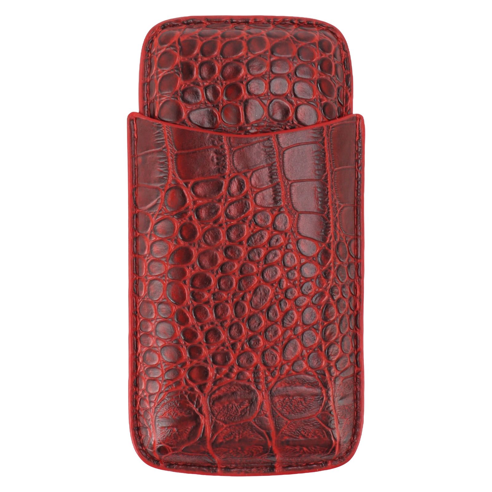 Travel Cigar Case Leather Soft Touch Fashion Appearance Portable Cigar Pouch for 3 Cigars 74 — image 2