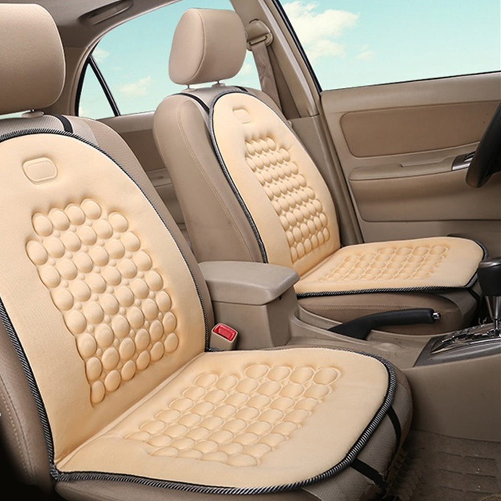 2Pack Universal Breathable Car Seat Pad Cover Mat Comfortable Chair Cushion (Black) — image 4
