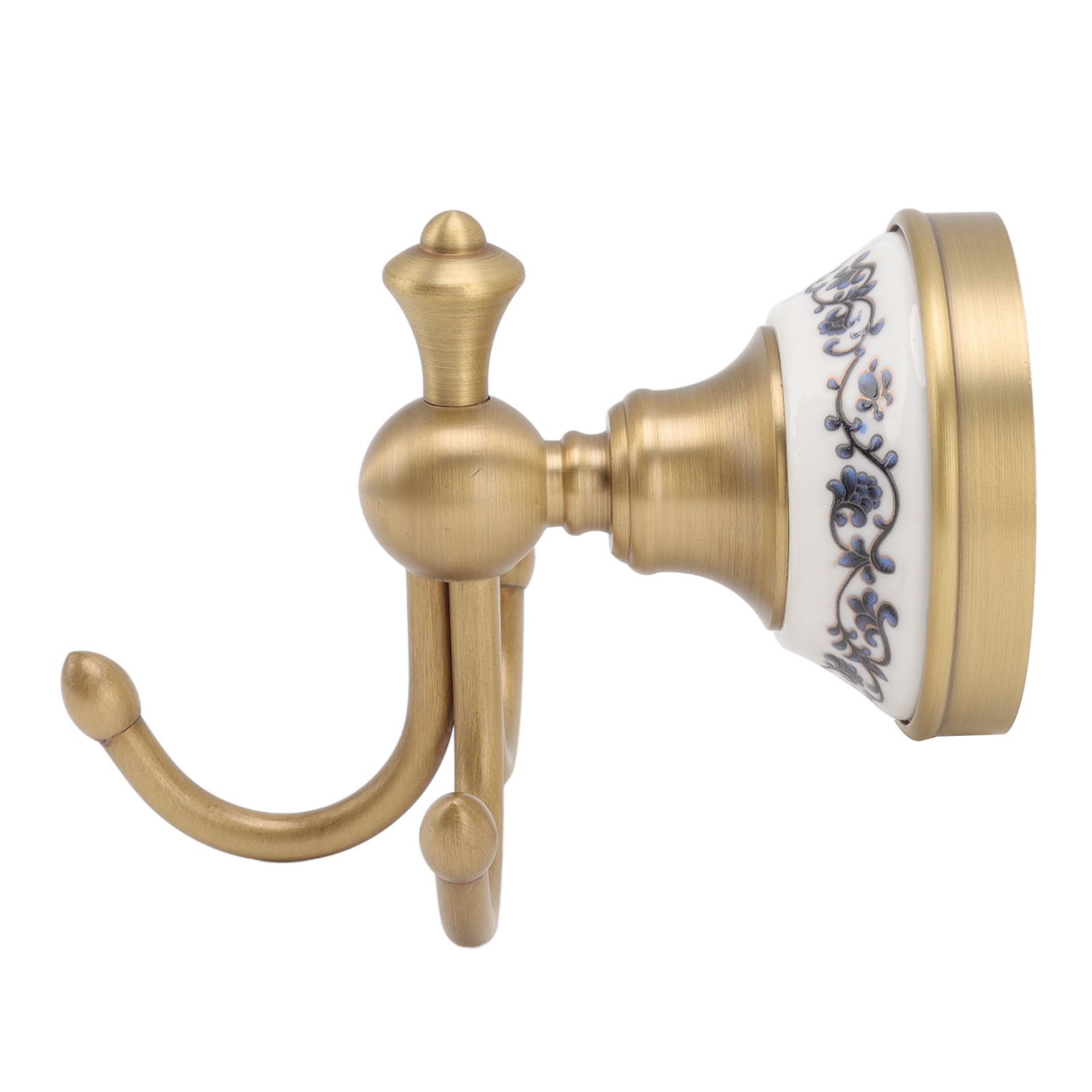 Wall Mounted Bathroom Coat Hook Beautiful Decorative Elegant Clothing Robe Hook for Living Room — image 3