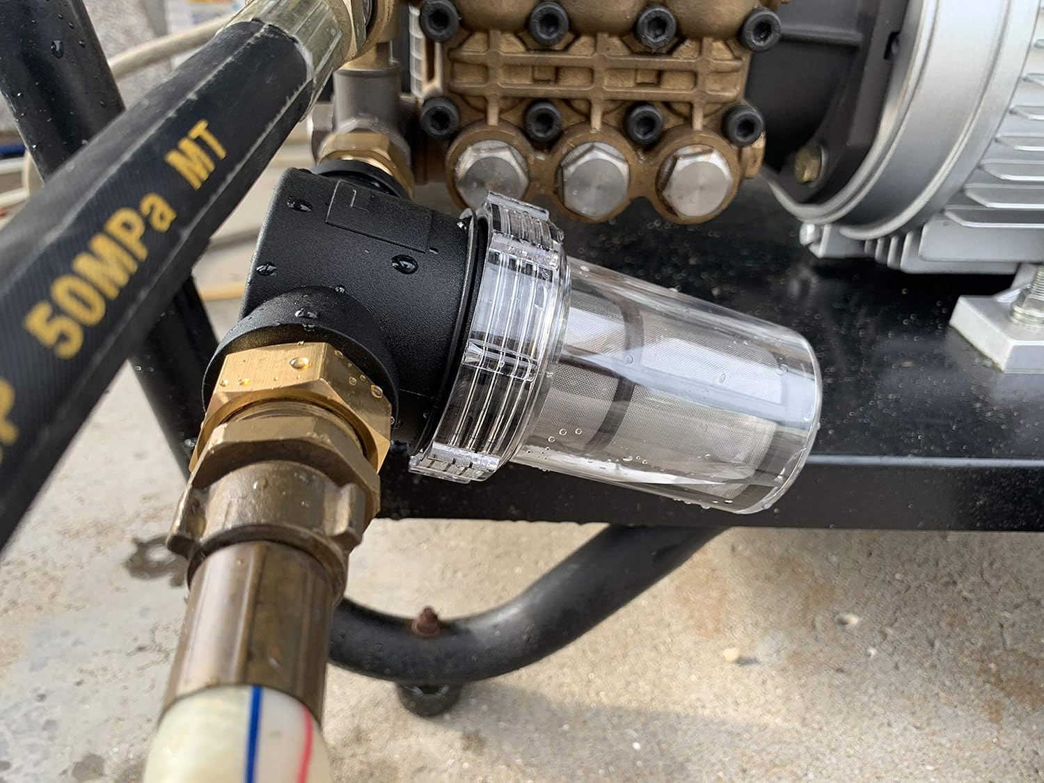 Garden Hose Filter for Pressure Washer inlet Water, Inline Filter for Sediment, 40 Mesh Screen, Extra 100 Mesh โ image 2
