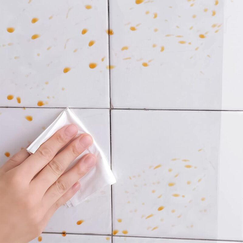 Oil-Resistant Waterproof Vinyl Roll, 45 × 500cm, Transparent Self-Adhesive Film for Kitchen Wall and Furniture Protection, Decorative Film — image 4