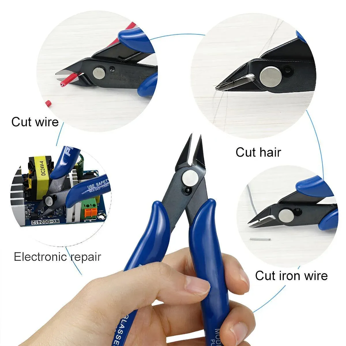 Model 170 Flush Wire Side Shears Cutters Pliers Rba Rda Tool — image 5