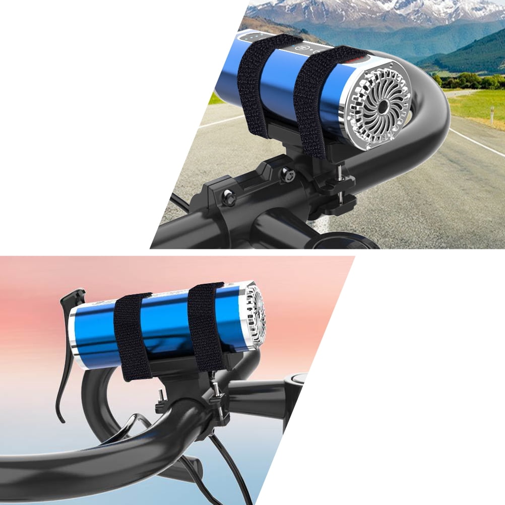 Worgeous Bike Rack Mountain Bike Flashlight Bracket Band Riding Sound Universal Accessory (Black) โ image 5