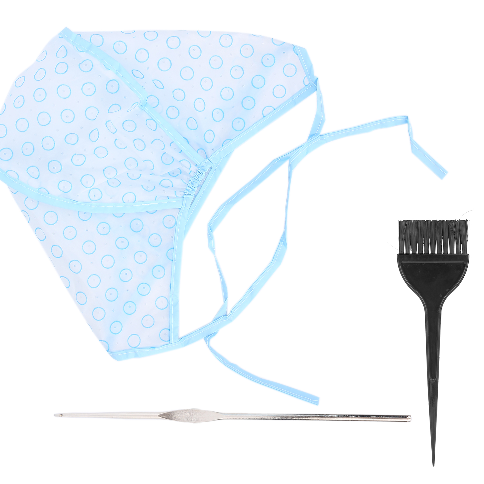 Hair Cap for Curls, Reusable Curl Cap with Hair Dyeing Brushes and Needle โ image 4