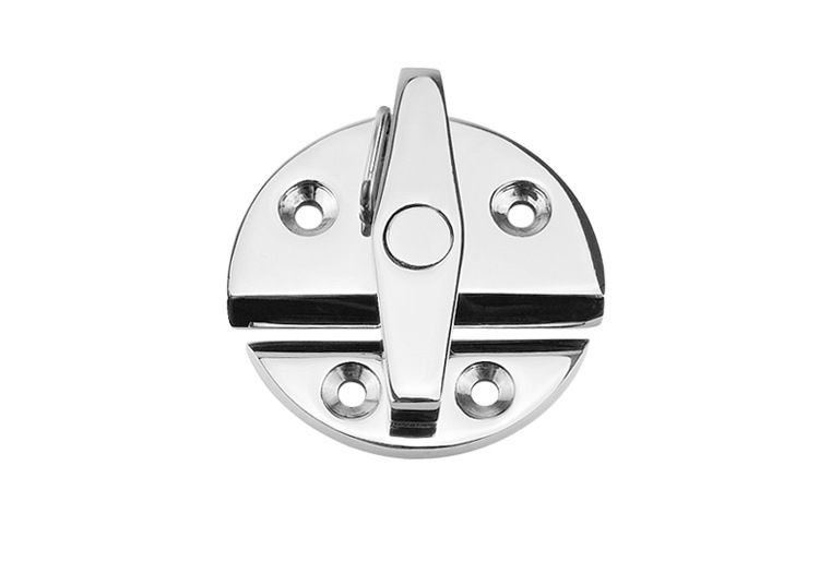 Marine Grade 316 Stainless Steel 2-1/4" (57mm) Turn Twist Button Door Catch Latchfor Door Cabinet 2pcs โ image 3