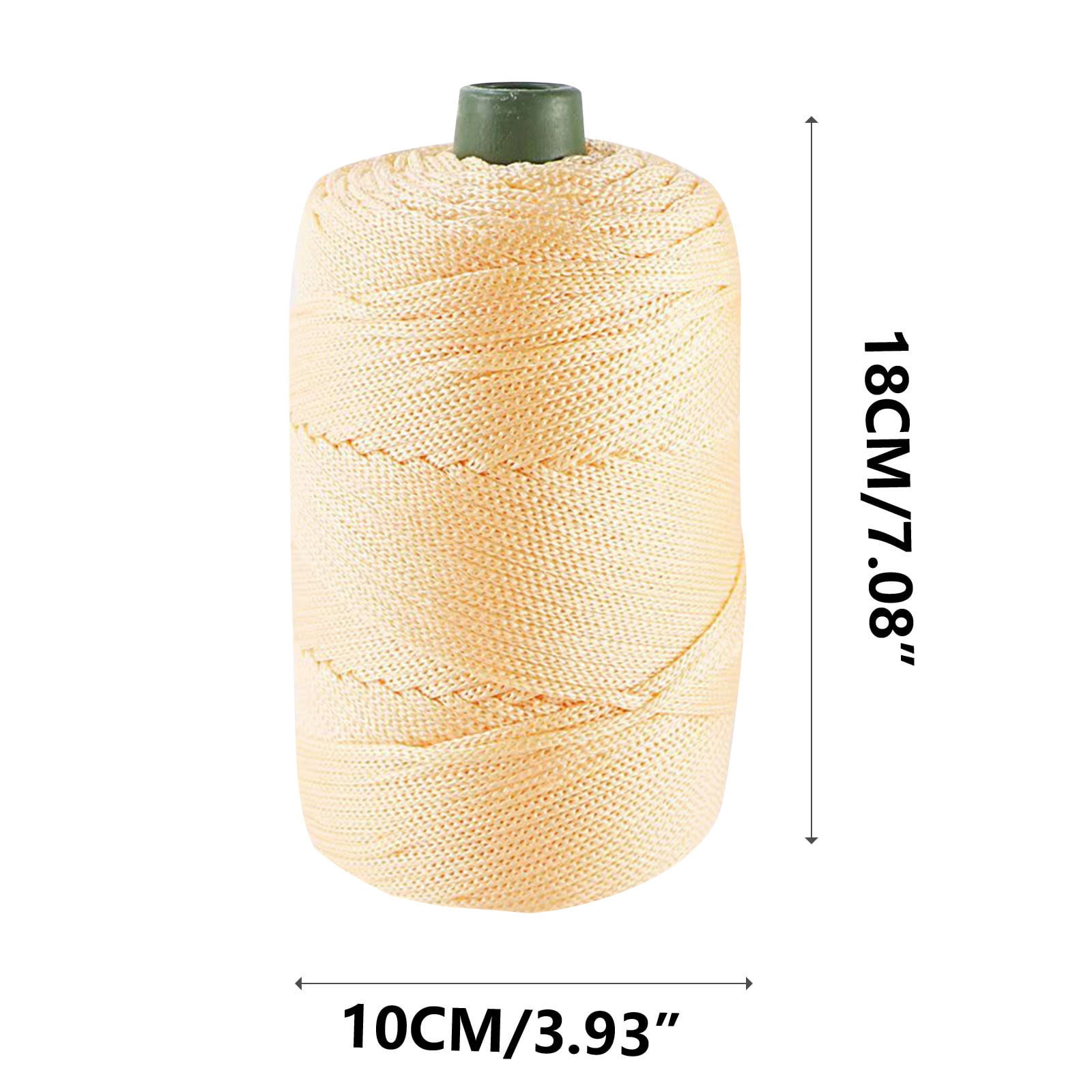 32 Colors Macrame Cotton Cord 200g/7.05oz,100% Natural Handmade 4 Strands Twisted Cotton Rope Polyester Thread Spools for Wall Hanging Plants Hangers Gift — image 3