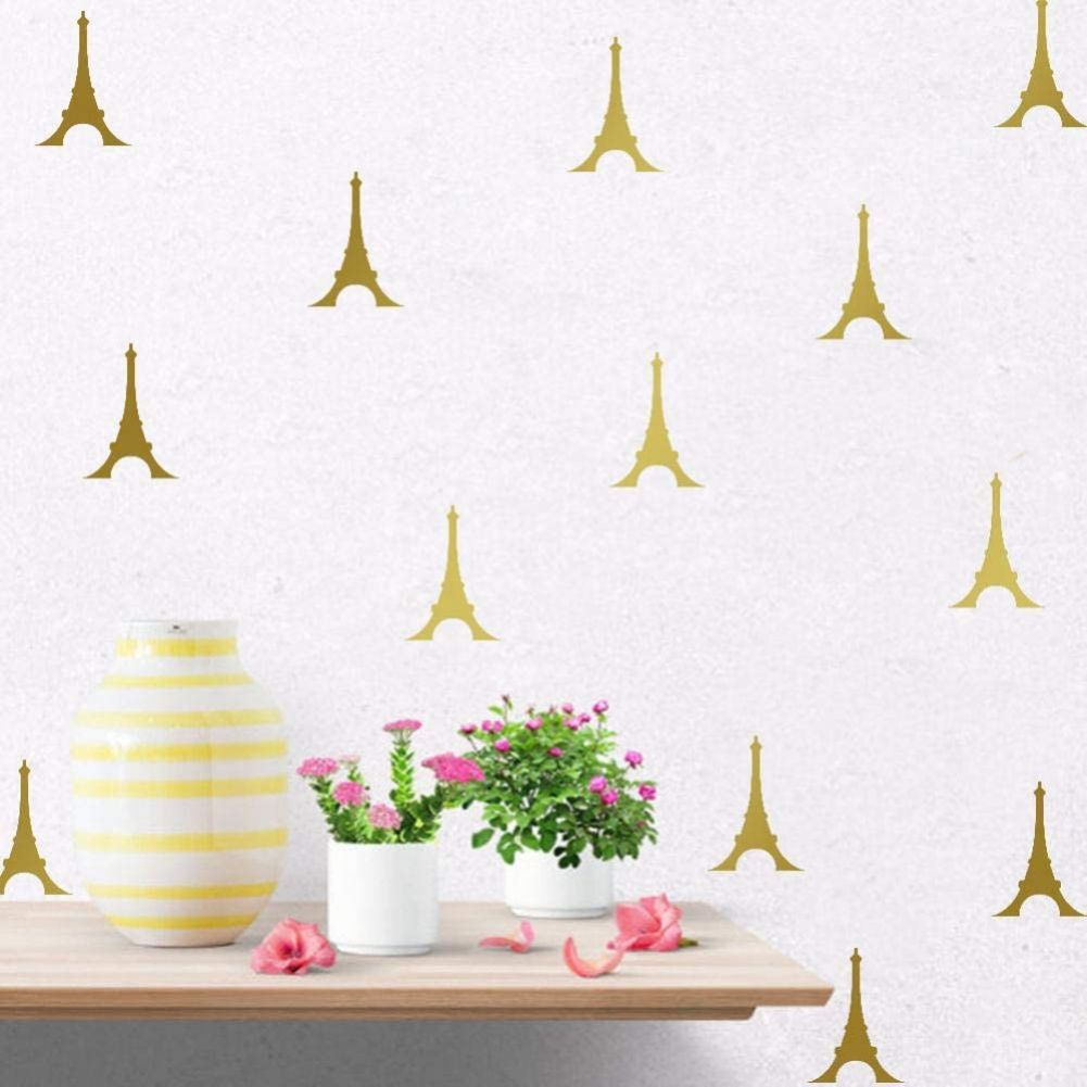 Towers Pattern Vinyl Wall Sticker DIY for Children Room Bedroom Home Art Decor(Silver) โ image 3