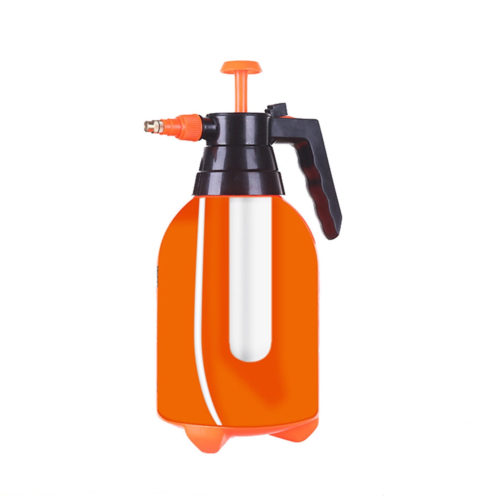 Handheld Garden Pump Sprayer, 2L Lawn & Garden Pressure Water Spray Bottle with Adjustable Brass Nozzle, for Plants and Other Cleaning Solutions Orange โ image 4