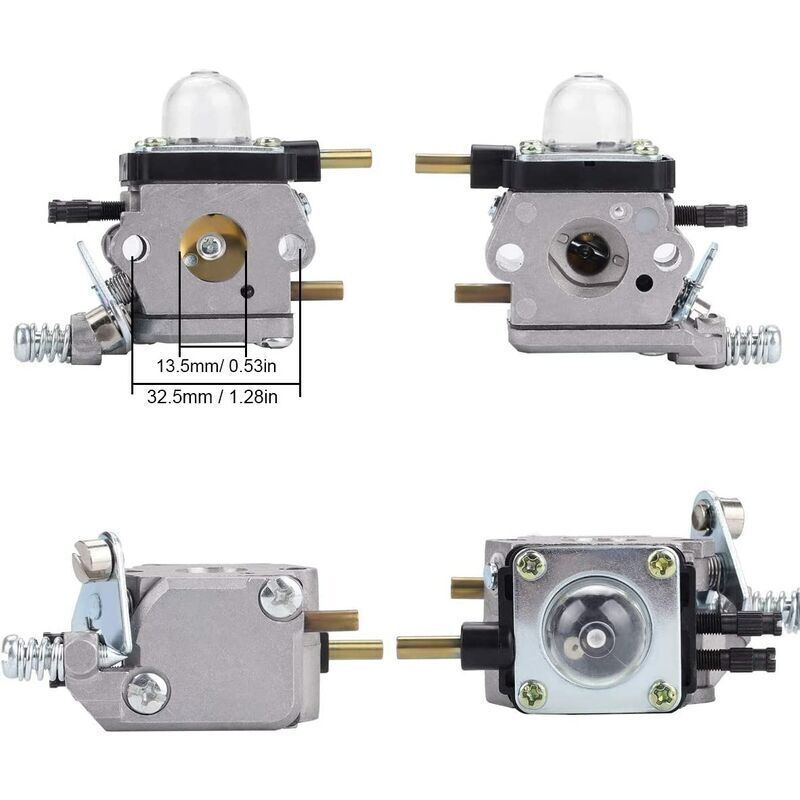 Mantis Tiller Parts Carburetor C1U-K54A with Air Filter Repower Kit for Mantis 2-Stroke 7222 7222E 7222M 7225 7230 7234 7240 7920 7924 โ image 2